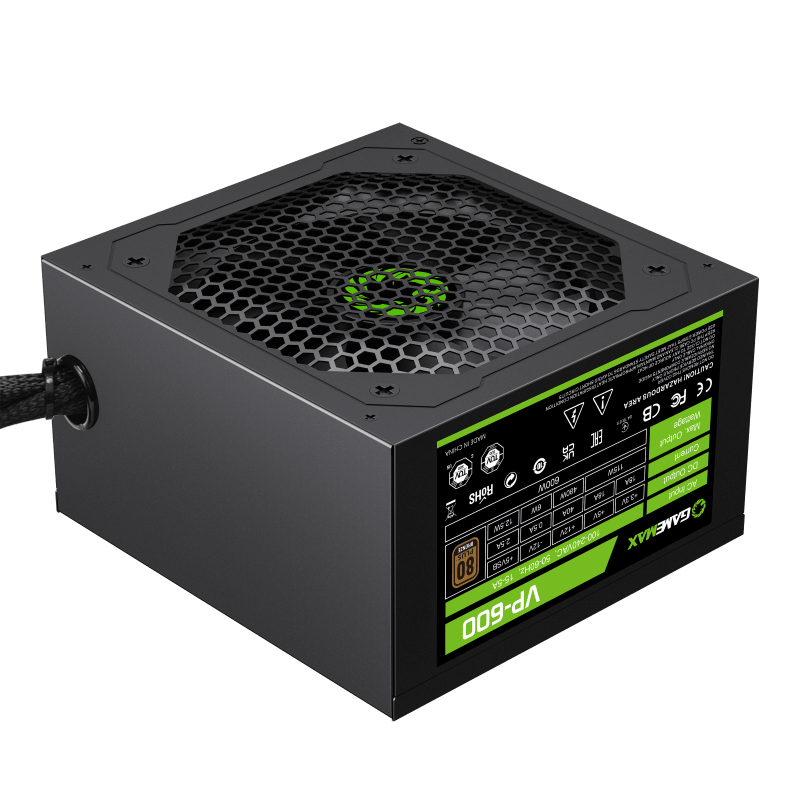 GAMEMAX VP-600 85+ Bronze Power Supply GAMEMAX VP-600 85+ Bronze Power Supply